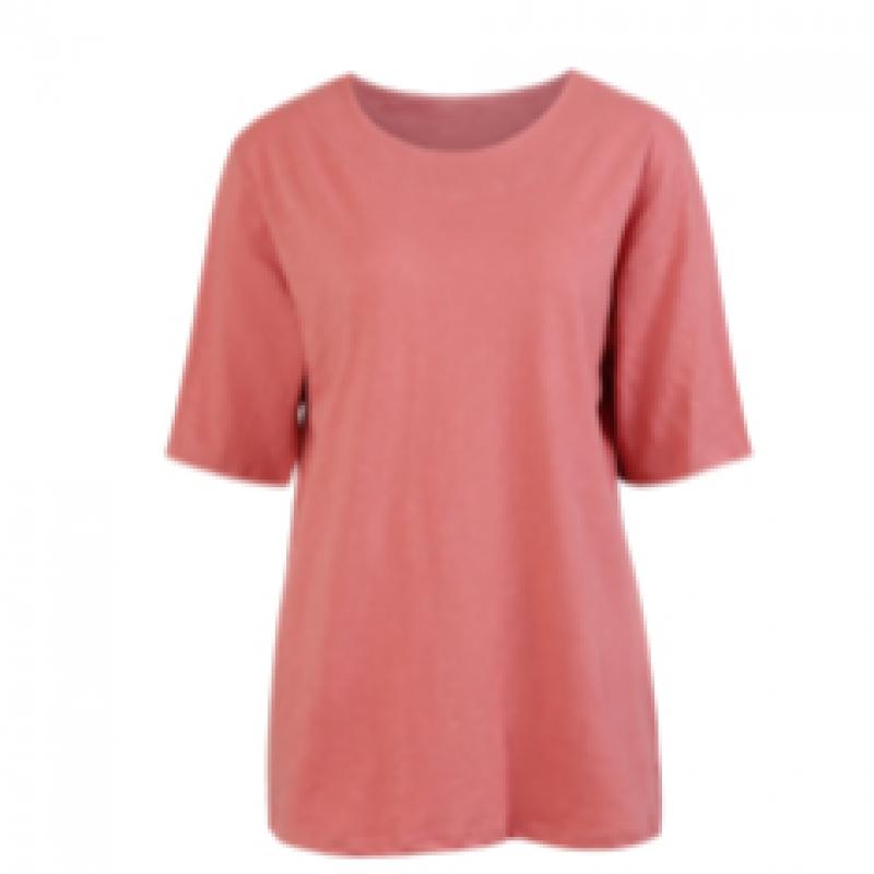 Shop Women Simple Slim Plain Tee Teal Dai Wsh 0240