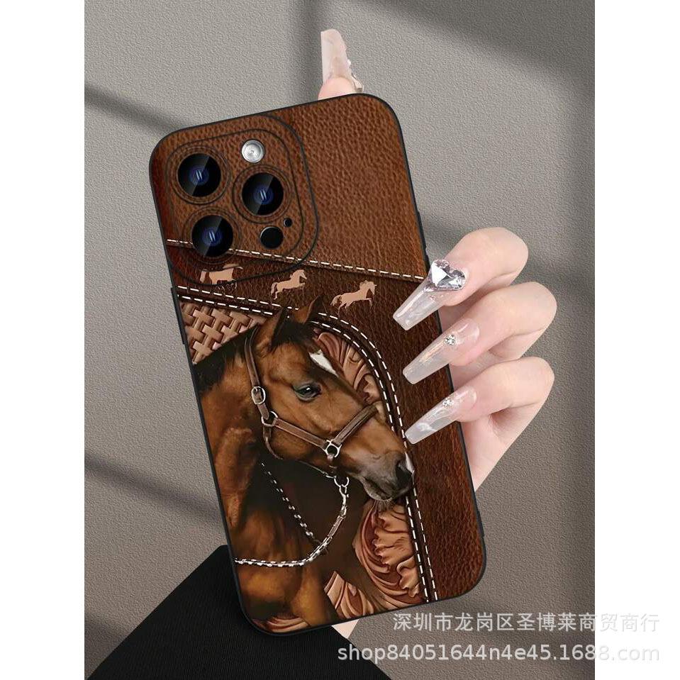 Ретро-лошадь для чехла мобильного телефона iPhone 15 iphone12promax чехол 14/13/11/XSMAX глаз зрачок 16