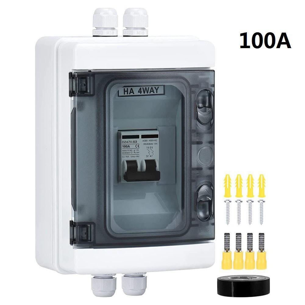 PV Disconnect Switch DC440V 15-60A IP65 Box Circuit Breaker for Solar