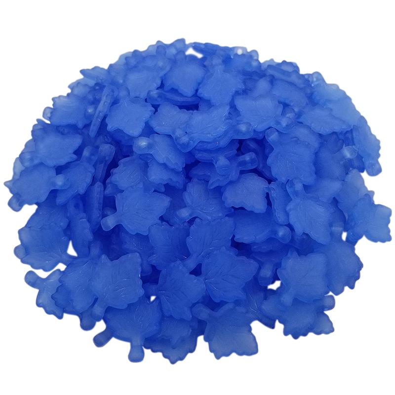 Простая мода для детей Кленовые листья Прозрачные многоцветные свободные бусины Мода для изготовления ювелирных изделий Аксессуары Ожерелье Браслет Изысканные ювелирные изделия