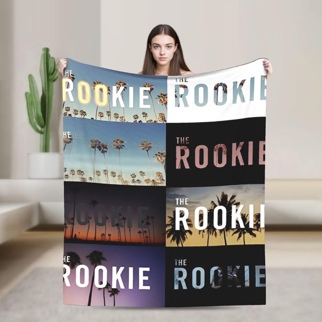 The Rookie TV Show Flannel Blankets Soft Throw Blanket for Living Room Picnic Graphic Bedspread Sofa Bed Cover