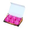 6 Pcs Diwali LED Lotus Candles Flameless Lotus Tea Light Battery Operated Flickering Buddhist Lamp for Home Desktop Centerpiece