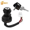 MATI Ignition Key Switch for Yamaha YFZ450 2004-2013 Kodiak 400/450 Wolverine 450 Grizzly 450 2003-2014 Grizzly 400 2007-2008
