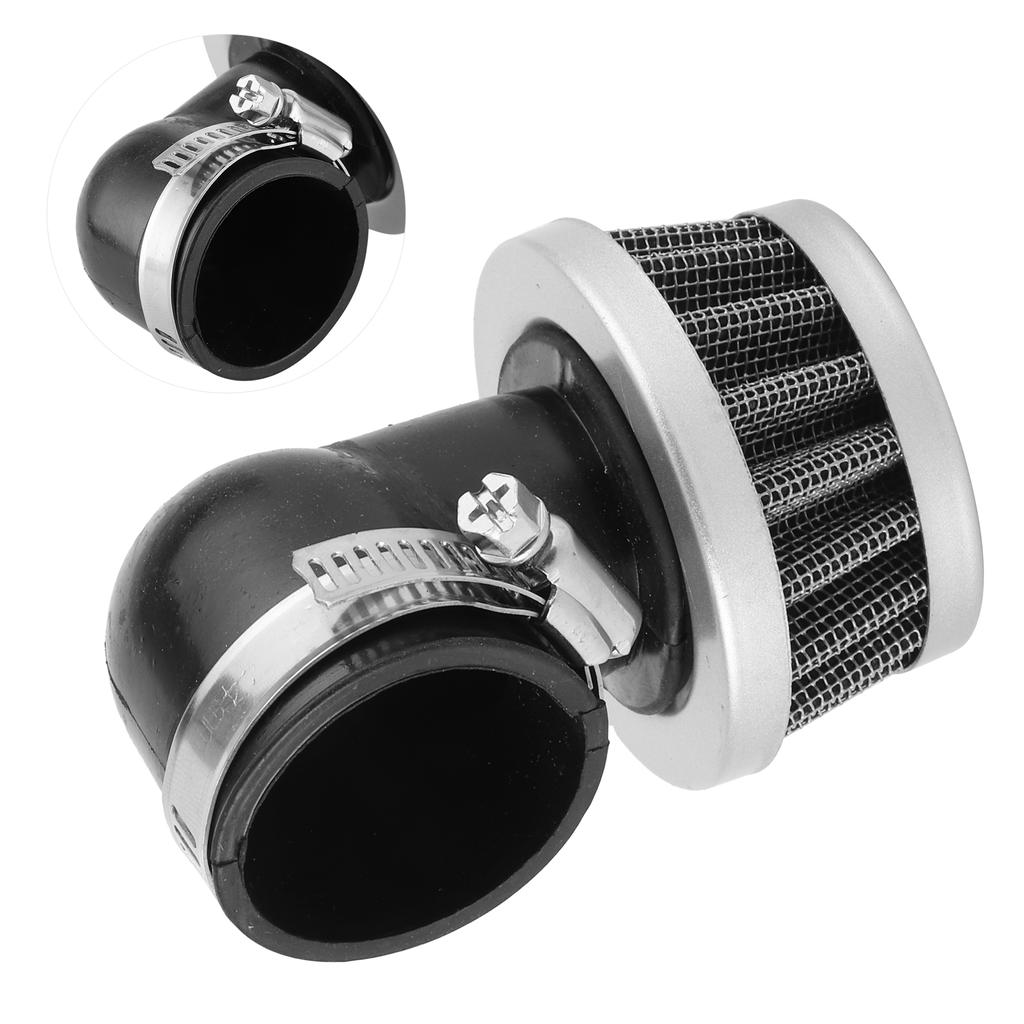 1.4in Bent Angled Air Filter Pod Cleaner Accessory Fit for 90cc 110cc PIT QUAD DIRT BIKE ATV