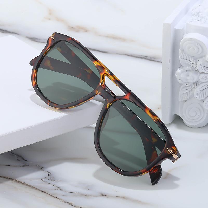 Ретро большая оправа поляризованные солнцезащитные очки мужские солнцезащитные очки с защитой от ультрафиолета мужские модные очки оттенки