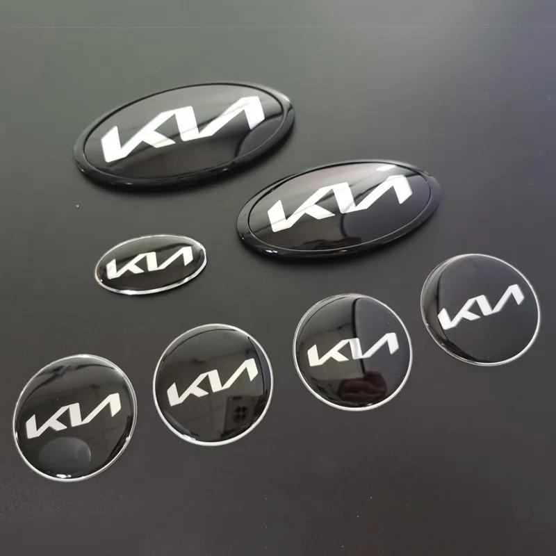 Автомобильная наклейка-эмблема на капот, багажник, руль для KIA Sportage K3 K5 K9 Rio Forte Optima Sorento Ceed Niro Sedona Soul snpwz70