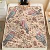 Retro Animal Parrot Horse Print Flannel Blanket High quality Comfortable for All Seasons Home Decor Warmth and Comfort Perfect for Christmas Gifts