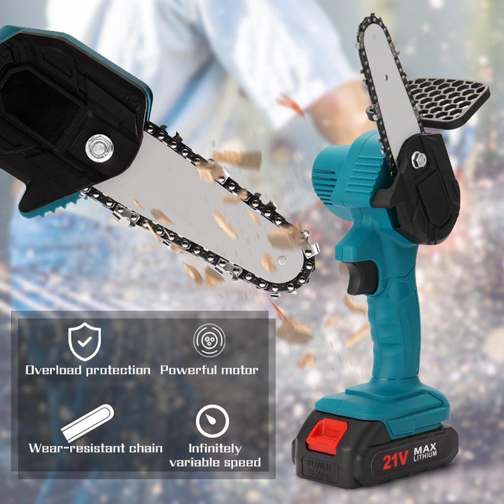 Portable Electric Pruning Saw Rechargeable Small Electric Saws Woodworking One-handed Electric Saw
