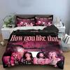Blackpink How You Like That Bedding Duvet Cover Set Duvet Cover Pillowcases  (1*Duvet Cover 2*Pillowcases, without duvet insert)