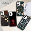 Jesus Bible Christian Religious Phone Case for iPhone 11 12 13 14 Pro Max Mini XR XS SE 2020 7 8 Plus Galaxy S21 S22 Shell