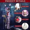 Halloween Decorations Electric Voice-activated Hanging Ghost Clown Hanging Ghost Haunted House Horror Decoration Props