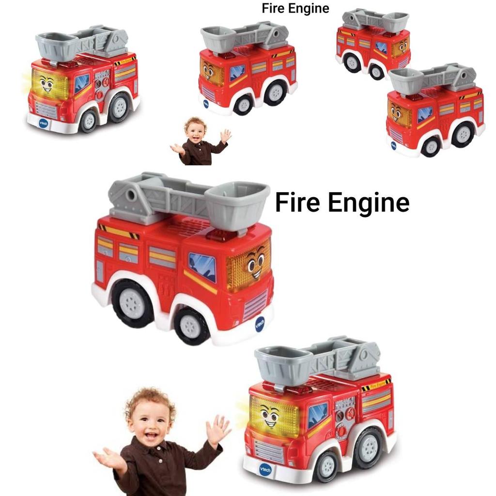 Vtech Удивительная игрушка-машинка с трассой Мигающие огни и музыка Прочная пластиковая модель Масштаб 1700 9,5x5,3x7,8 см