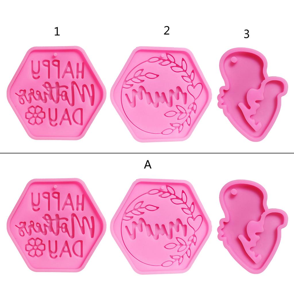 Новинка День матери Подвеска Силиконовая форма брелок смоляная форма для изготовления ювелирных изделий форма для эпоксидной смолы DIY Подставка Искусство Ремесла