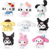 Sanrio Hello Kitty Строительные Блоки Pochacco Cinnamoroll Kuromi Собранная 3D Модель My Melody Pom Pom Детские Мини-Кирпичики Фигурки Игрушки