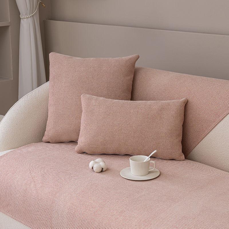Подушка для дивана, универсальная нескользящая подушка на четыре сезона, шикарный муссонный новый чехол для дивана, льняной грубый тканевый чехол для подушки, полотенце