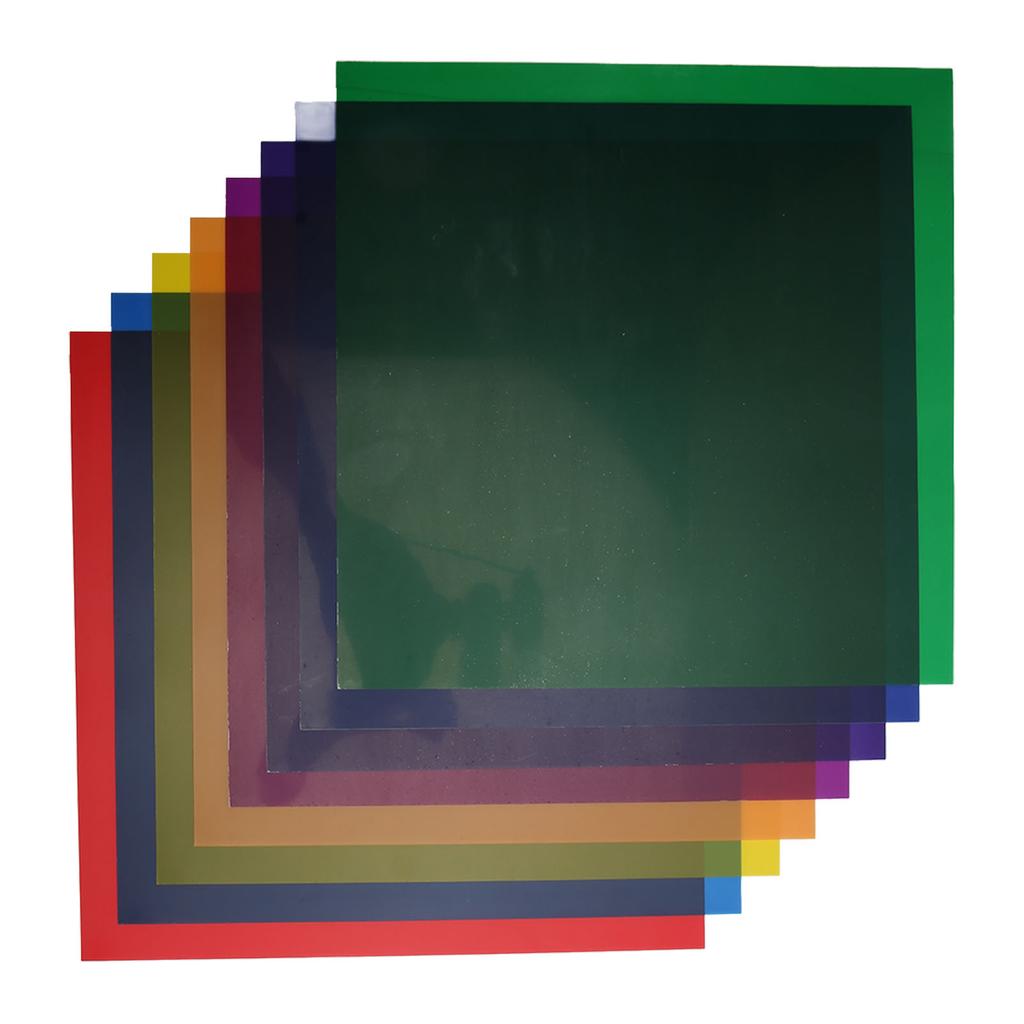 Цветной фильтр, высокопрозрачный универсальный фильтр для коррекции цвета, гелевый фильтр для светодиодного стробоскопа