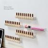 Nail Art Armor Oil Glue Display Rack Glasses Display Stand Transparent Cosmetic Brush Storage Box Nail Polish Wall Shelf