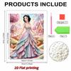 Пряничный домик Белоснежка Новое Безрамочное искусство с жемчужной инкрустацией | Ручная работа, жемчужное ремесло, тематика леденцов Пряничного домика, для декора в стиле сладкой сказки
