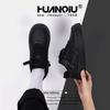 Глобальный тренд на толстой подошве маленькие черные туфли женские 2025 лето новые универсальные сетчатые дышащие повседневные кеды ZHQ6069
