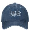 Кепка-бейсболка Lamb Of God, стираная, тяжелая, унисекс, для группы, повседневная, тракер, летняя, FeУнисекс, Унисекс, для улицы, от солнца, защита от солнца, снэпбэк