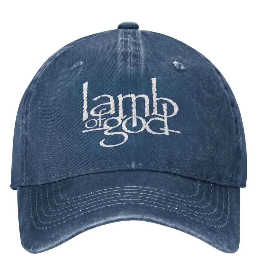 Кепка-бейсболка Lamb Of God, стираная, тяжелая, унисекс, для группы, повседневная, тракер, летняя, FeУнисекс, Унисекс, для улицы, от солнца, защита от солнца, снэпбэк