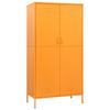 Wardrobe Mustard Yellow 90x50x180 cm Steel
