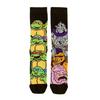 Teenage Mutant Ninja Turtles Unisex Adult Heroes And Villains Crew Socks