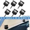 6X Aluminum Hard Top Quick Removal Fastener Thumb Screw For 2007-2018 Jeep Wrangler JK 2DR And Unlimited 4DR