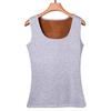 Plus Size M-5XL Velvet Women Vest Sexy Winter Clothing Thermal Underwear Warm Body Tops Sleeveless Solid Slim O Neck Undershirt