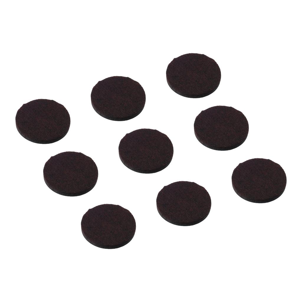 18pcs/set 40mm Round Felt Furniture Pads Heavy-Duty Self-Stick Protector Anti-Scratches Non-Damage Reduce Noise Table Chair Leg