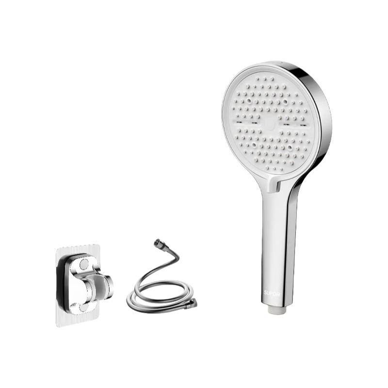 SUPOR Handheld Shower Head with Large Panel and Spray Gun, 1.5m Shower Hose, 3-Piece Shower Set