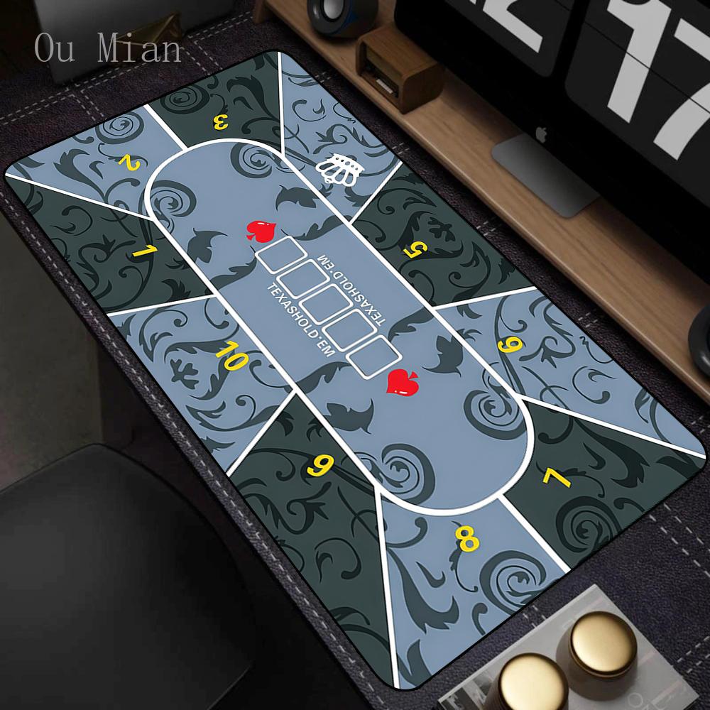 Poker Layout Mat Texas Holdem Available Table Mat Craps And Roulette Table Felt Green Fabric Mat Office Gaming TableMat 60x120