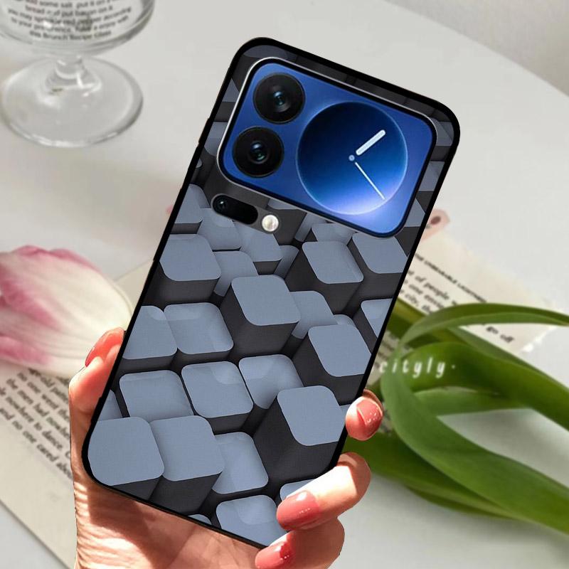 Чехол для Xiaomi Mi 17 Pro Max/17Pro Модный Ударопрочный Защитный Задний Чехол Для Xiaomi 17 ProMax Мягкий ТПУ Силиконовый Чехол для Телефона