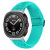 Nylon Watch Band For Samsung Galaxy Watch8 44mm/40mm/Watch8 Classic 46mm Elastic Wrist Strap with Silver Connector