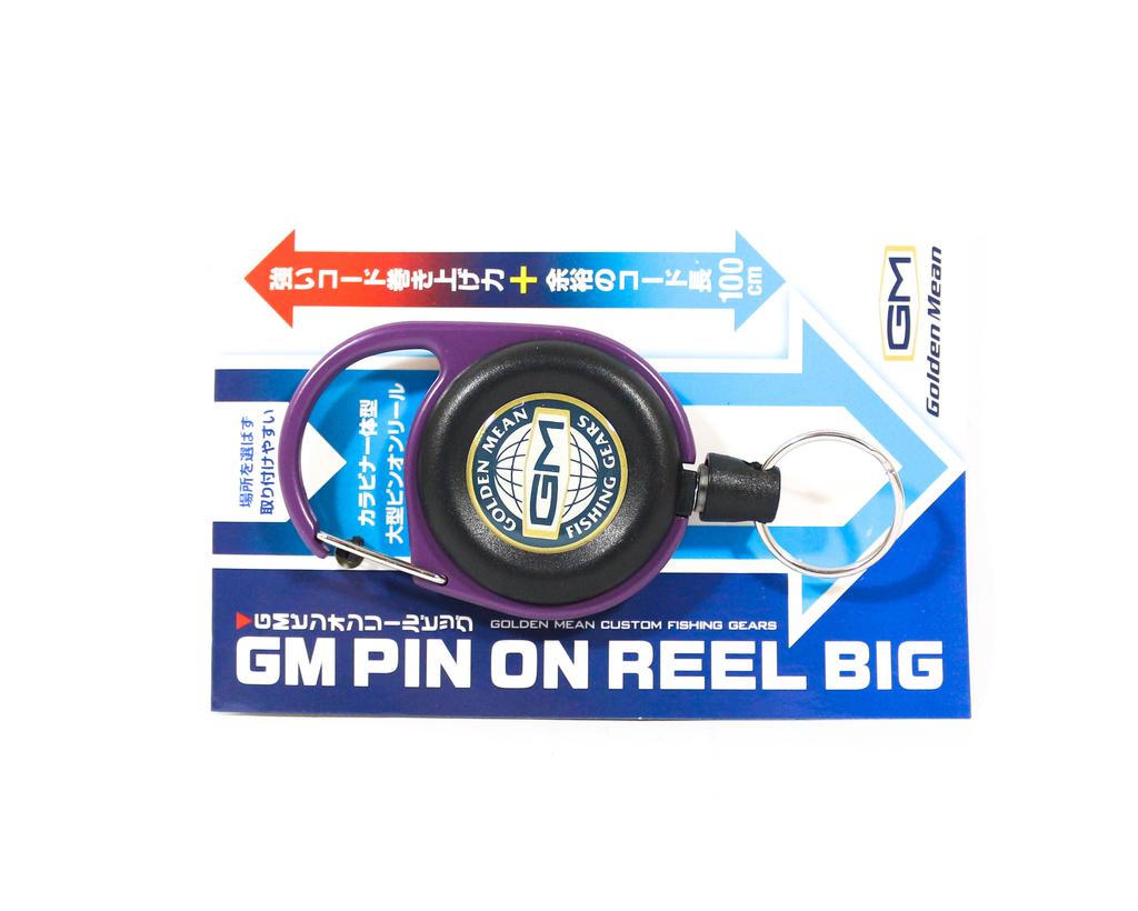 Golden Mean GM Pin на катушке Big Carabina 100 см Фиолетовый (6204)