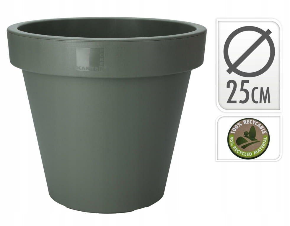 Round Decorative Plant Pot 25 x