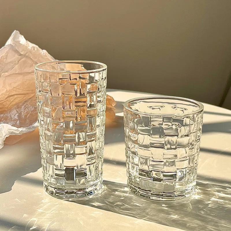 Nordic Whisky Crystal Cocktail Wine Drinking Glasses Bar Пиво Прозрачные Стаканы Для Воды Сока Чайные Чашки Бокал Для Шампанского Кофейная Кружка