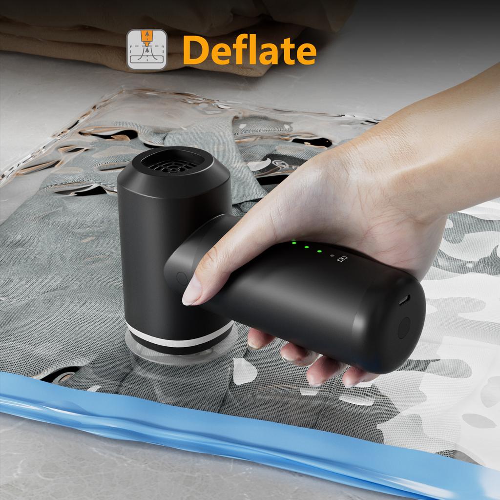 100000 RPM 6000mAh Wireless Air Duster Dust Blowing Gun 2 In 1 Air Blower and Vacuum Cleaner Cordless Duster Blowers