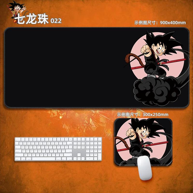 Аниме Коврик для мыши Dragon Ball Кожаный коврик для мыши Устойчивый Маленькие мальчики Защита запястья Коврик для клавиатуры Настольный коврик Анимация Сон Гоку Декоративная скатерть
