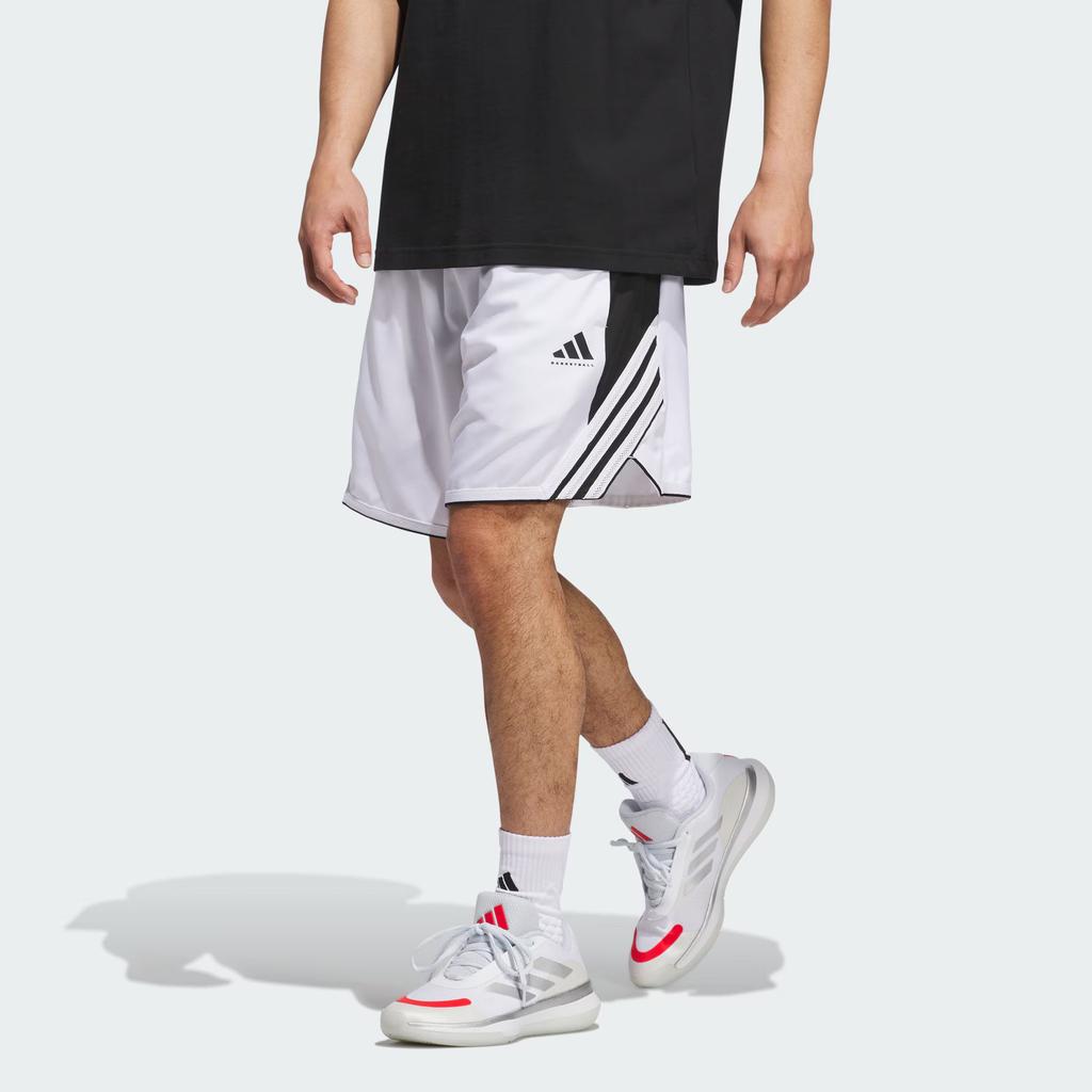 adidas SS25 Crazy Lite Свободные Быстросохнущие Прохладные Баскетбольные Шорты Мужские Шорты JN0343
