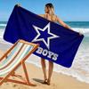 Пляжное полотенце с принтом Dallas Cowboys, Большое мягкое быстросохнущее полотенце для пляжа, кемпинга, плавания