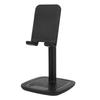 Black Aluminium Alloy Desktop Cell Phone Stand Foldable Telescopic Desk Mobile Phone Holder