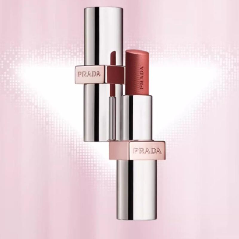 Prada Помада серии Light, кремовая и увлажняющая, легко наносится, натуральная и стойкая, легкий макияж #U020Светлый простой красный без подарочной упаковки