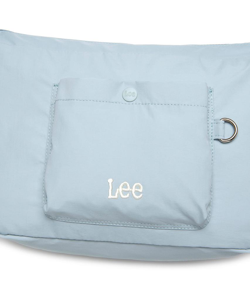 Сумка Lee из нейлона с двусторонней сборкой, светло-голубая