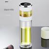 Smart Temperature Double-Layer Glass Tea Infuser Bottle