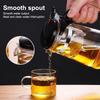 Thick Durable Heat Resistant Glass Teapot Tea Infuser Filter Teawear Scented Tea Container Tea Strainer Teapot Homeware