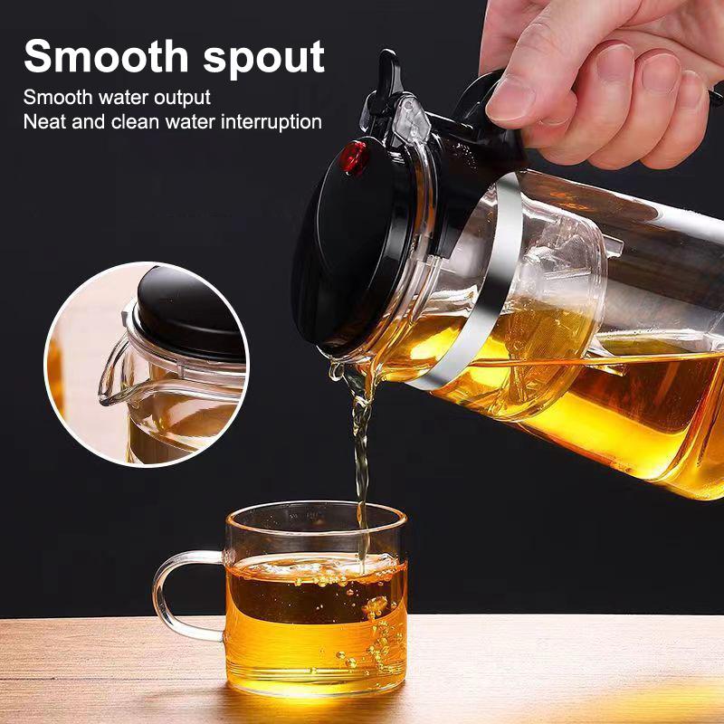 Thick Durable Heat Resistant Glass Teapot Tea Infuser Filter Teawear Scented Tea Container Tea Strainer Teapot Homeware