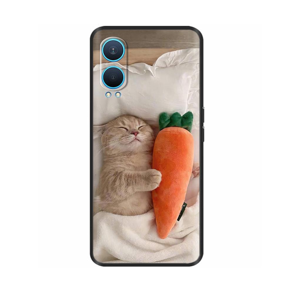 Чехол для телефона Oneplus Nord Ce4 Lite 5G Милый Кот Бампер Чехол для Oneplus Nord Ce 4 Lite Мягкий Силикон Защита от Падения Задние Чехлы