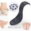Shoe Insoles with 68 Magnetic Stones for Massage and Acupressure of Foot Points