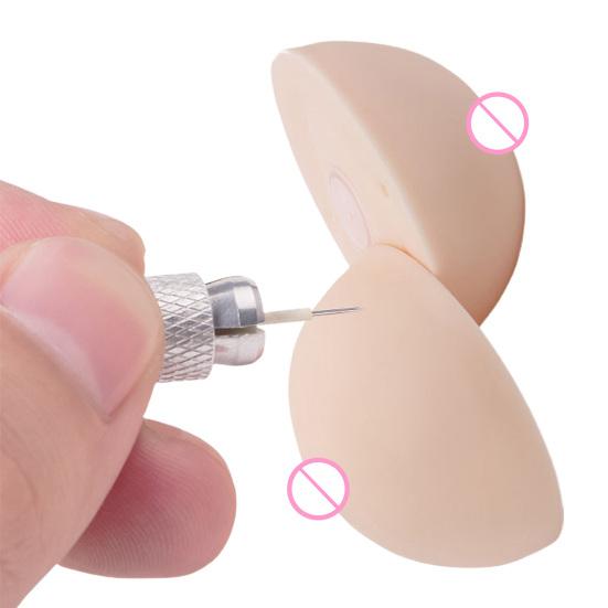 1 пара поддельных грудей, хорошая прочность, гибкая поддельная грудь, плевральная практика, татуировка на коже, силиконовая татуировка на груди, поддельная кожа, часть тела для начинающих